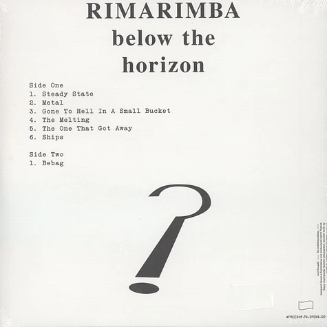 Rimarimba - Below The Horizon