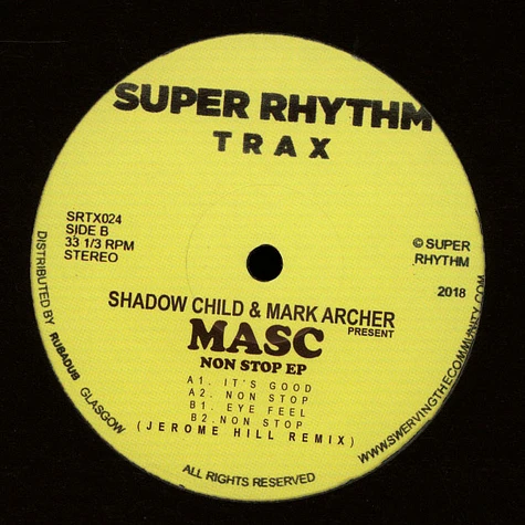 Mark Archer & Shadow Child Present Masc - Non Stop EP