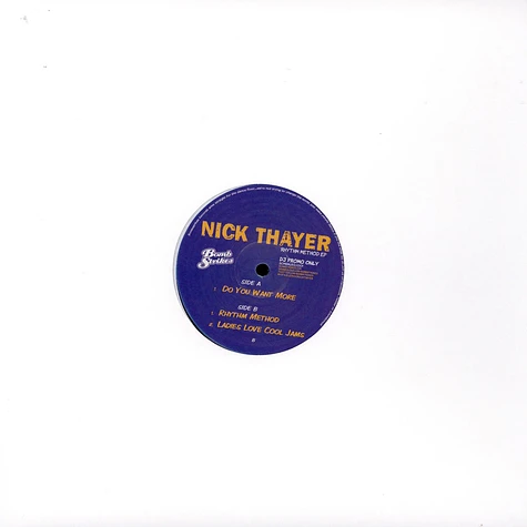 Nick Thayer - Rhythm Method EP