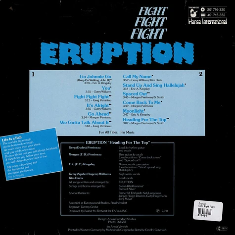 Eruption - Fight Fight Fight