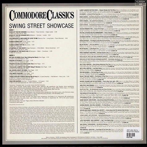 Jonah Jones And His Orchestra / Hot Lips Page And His Orchestra - Swing Street Showcase