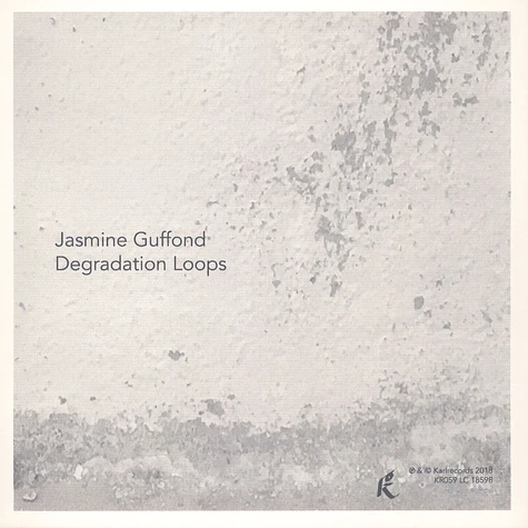 Jasmine Guffond - Degradation Loops Clear Vinyl Edition