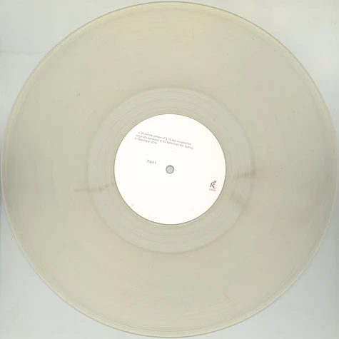 Jasmine Guffond - Degradation Loops Clear Vinyl Edition