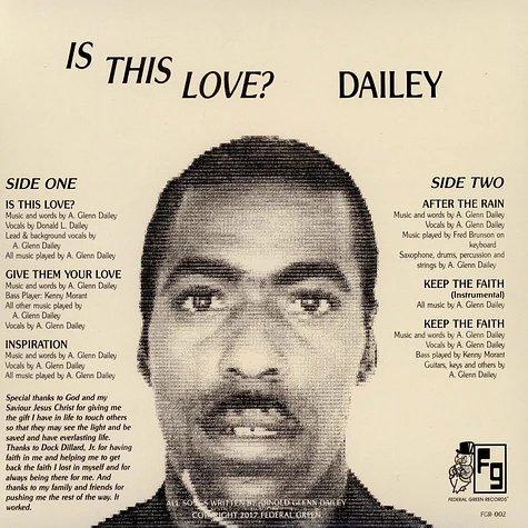 A. Glenn Dailey - Is This Love?