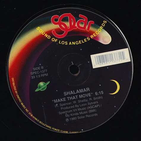 Shalamar - A Night To Remember / Make That Move / Take That To The Bank