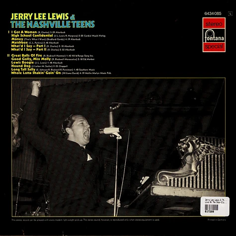 Jerry Lee Lewis & The Nashville Teens - Live At The Star-Club Hamburg