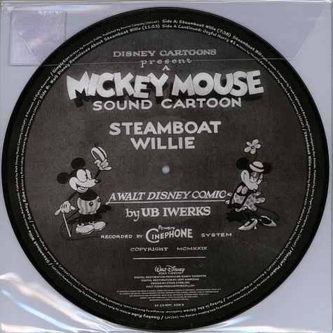 V.A. - OST Mickey Mouse: Steamboat Willie Limited Picture Disc Edition