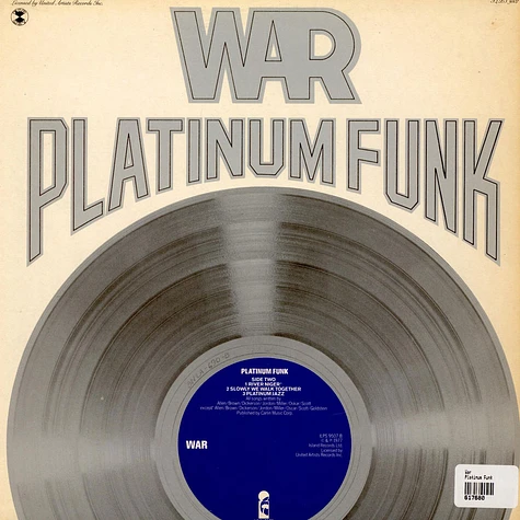 War - Platinum Funk