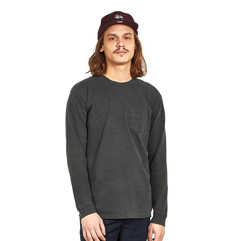 Stüssy - Camo Stock Pigment Dyed Pocket LS Tee