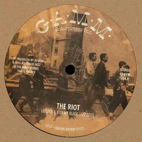 Afshin & Kiss My Black Jazz - Trouble In My Way / The Riot