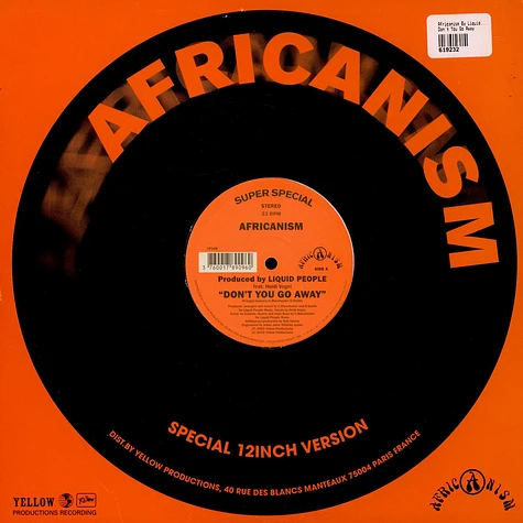 Africanism By Liquid People Feat. Heidi Vogel - Don't You Go Away