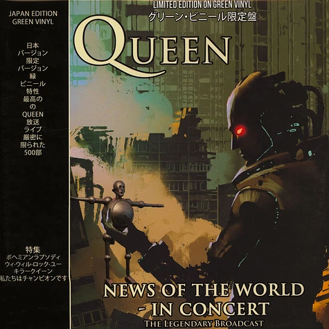 Queen - News Of The World In Concert Green Vinyl Edition