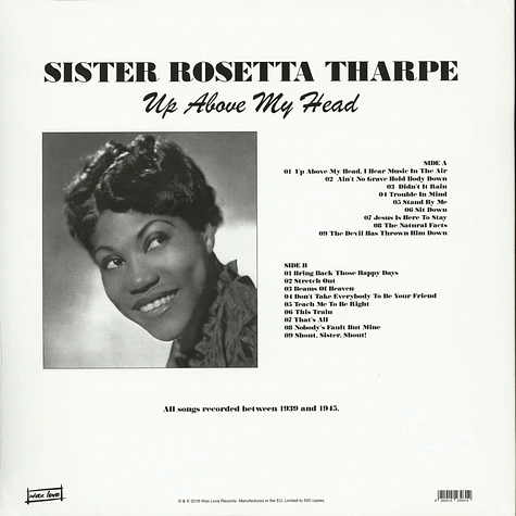 Sister Rosetta Tharpe - Up Above My Head