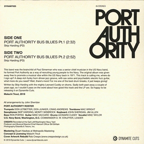 Port Authority - Bus Blues Pt 1 & Pt 2