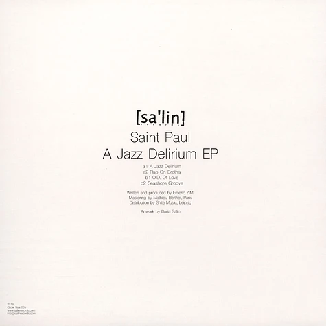 Saint Paul - A Jazz Delirium