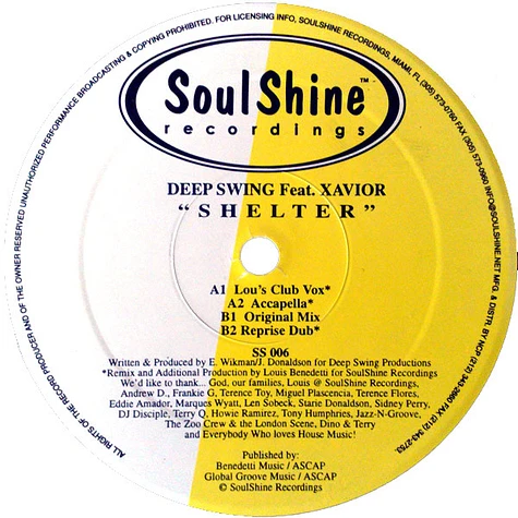 Deep Swing Feat. Xavior - Shelter