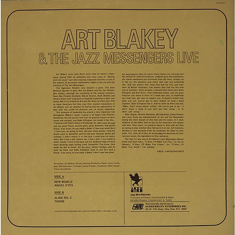 Art Blakey & The Jazz Messengers - Live