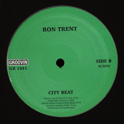 Ron Trent - Aquarhythmatica / City Beat