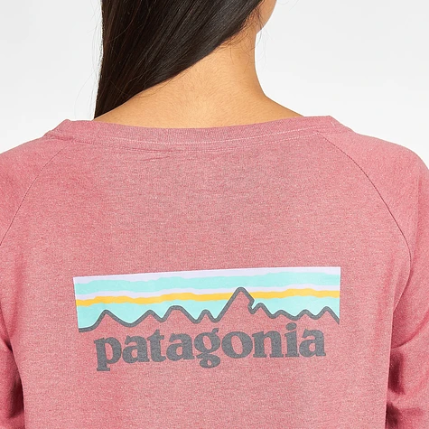 Patagonia - L/S Pastel P-6 Logo Responsibili-Tee