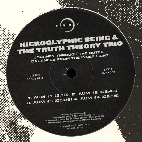 Hieroglyphic Being & The Truth Theory Trio - Journey Through The Outer Darkness From The Inner Light