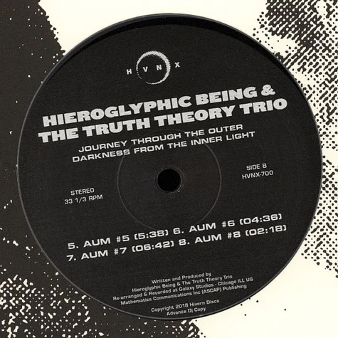 Hieroglyphic Being & The Truth Theory Trio - Journey Through The Outer Darkness From The Inner Light