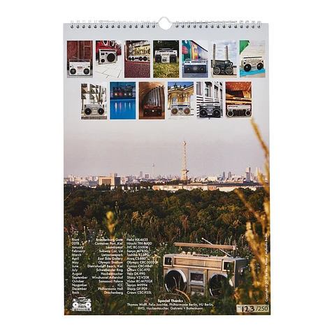 My Radio Berlin - Boombox Calendar 2019