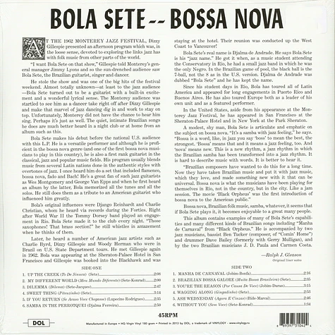 Bola Sete - Bossa Novagatefold Sleeve Edition
