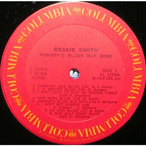 Bessie Smith - Nobody's Blues But Mine