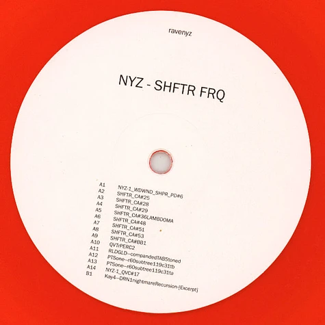 NYZ - SHFTR FRQ Orange Vinyl Edition