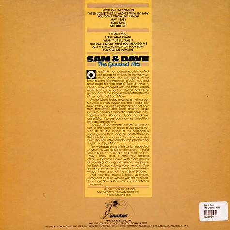Sam & Dave - The Greatest Hits