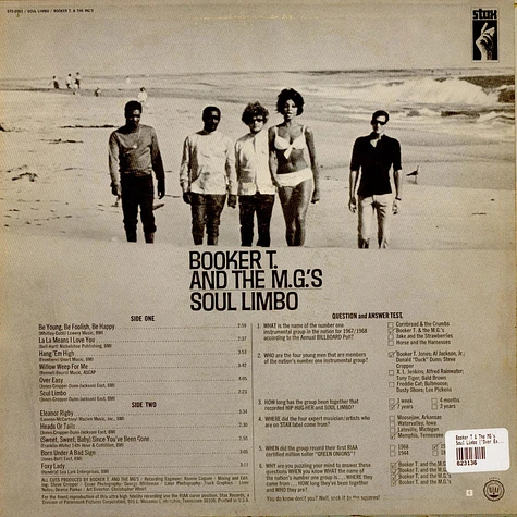 Booker T & The MG's - Soul Limbo ("Over Easy")