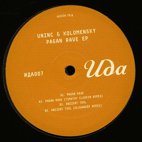 Uninc & Kolomensky - Pagan Rave EP