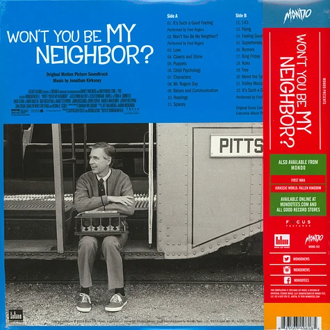 Jonathan Kirkscey - OST Won't You Be My Neighbor Green Vinyl Edition