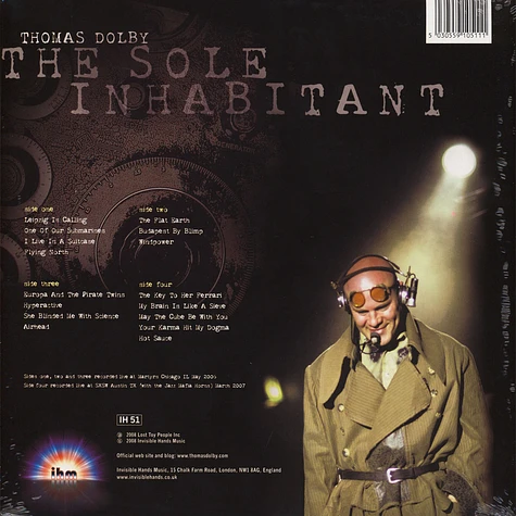 Thomas Dolby - The Sole Inhabitant (Live Concert)