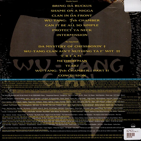 Wu-Tang Clan - Enter The Wu-Tang (36 Chambers)