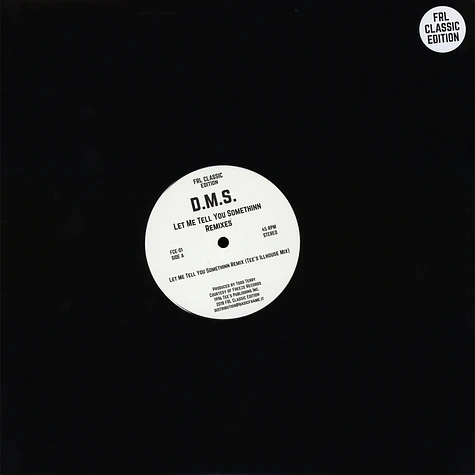 D.M.S. (Todd Terry) - Let Me Tell You Somethinn