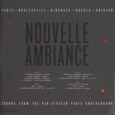 Nouvelle Ambiance - Sound From The Pan-African Paris Underground