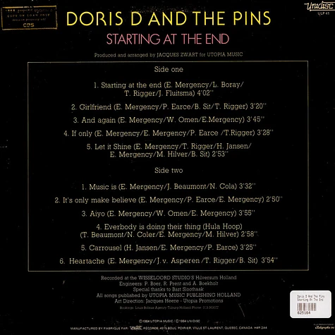 Doris D And The Pins - Starting At The End