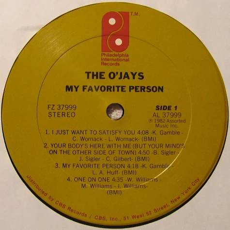 The O'Jays - My Favorite Person