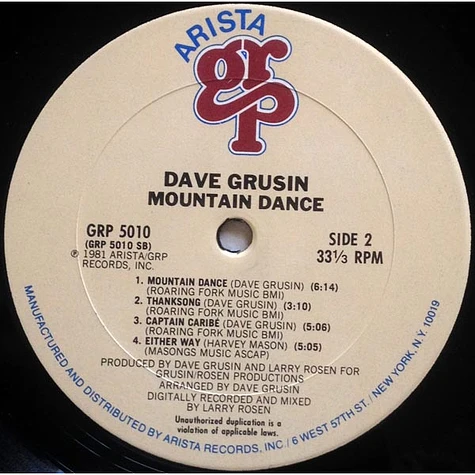 Dave Grusin - Mountain Dance