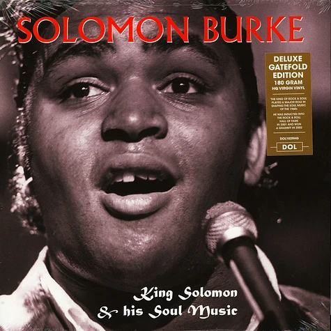 Solomon Burke - King Solomon & His Soul Music Gatefold Sleeve Edition