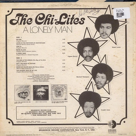 The Chi-Lites - A Lonely Man