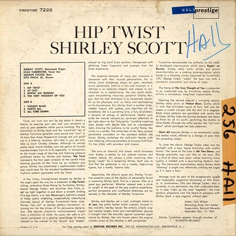 Shirley Scott - Hip Twist