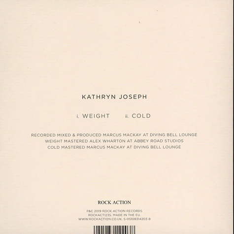 Kathryn Joseph - Weight Limited Edition