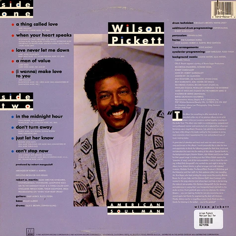 Wilson Pickett - American Soul Man