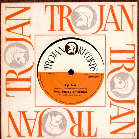 Phyllis Dillon & Hopeton Lewis / Karl Bryan With Tommy McCook & The Supersonics - Right Track / Moon Shot