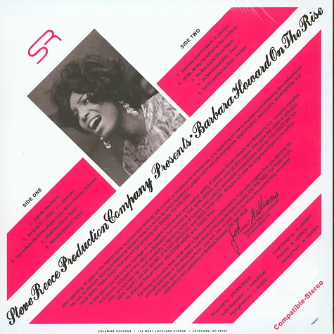 Barbara Howard - On The Rise Black Vinyl Edition