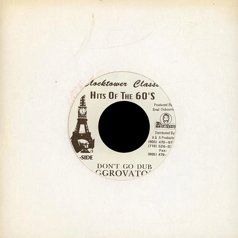 The Paragons / The Aggrovators - Don't Go Away Girl / Don't Go Dub
