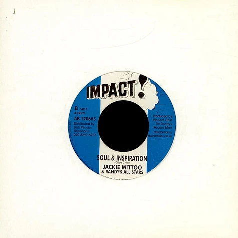 Jimmy London With Impact All Stars / Jackie Mittoo & Randy's All Stars - Love Is A Hurting Thing / Soul & Inspiration