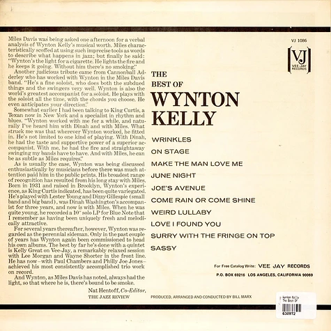 Wynton Kelly - The Best Of